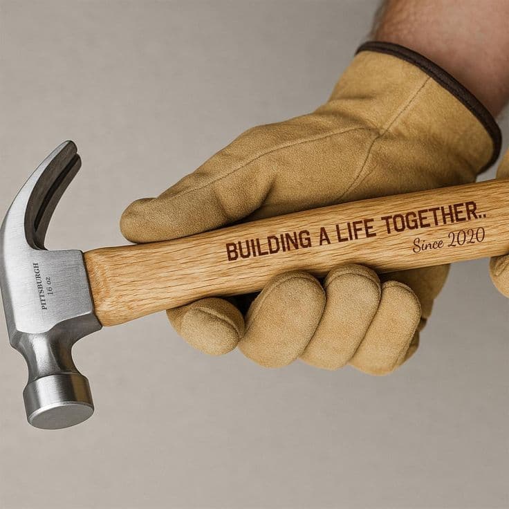 Custom engraved hammer