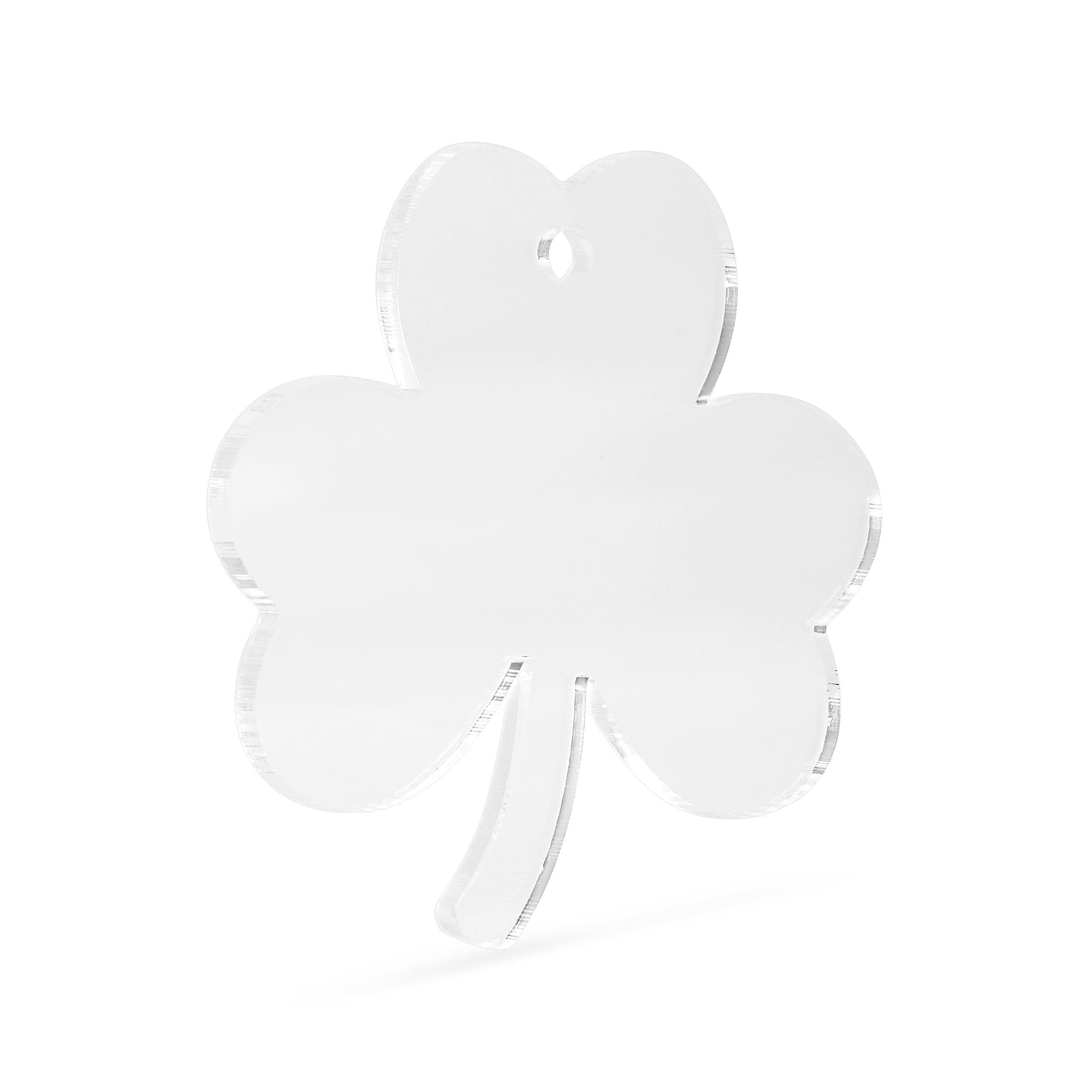 Acrylic Clover Blank 2.5in